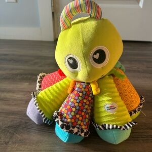 Lamaze Lime Green Multicolor Octopus Plush Sensory Toy